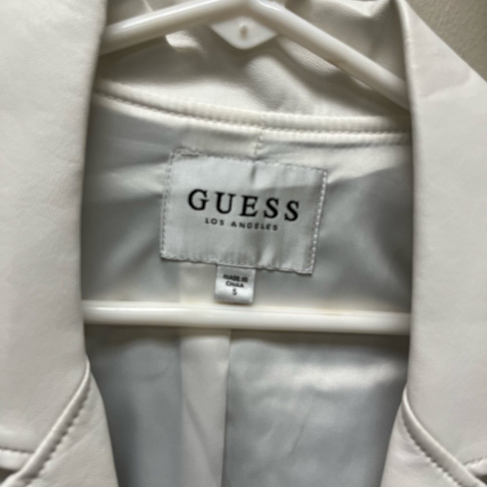 Guess Moto Jacket - Bright White - Picture 8 of 8